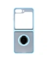 Hurtownia GSM - Bizon Case Hybrid Ring Samsung Galaxy Z Flip6 rauchig mit einem hellblauen Rahmen - BIZ5883 - {ean13} - Hurt