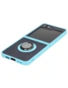 Hurtownia GSM - Bizon Case Hybrid Ring Samsung Galaxy Z Flip6 rauchig mit einem hellblauen Rahmen - BIZ5883 - {ean13} - Hurt