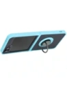 Hurtownia GSM - Bizon Case Hybrid Ring Samsung Galaxy Z Flip6 rauchig mit einem hellblauen Rahmen - BIZ5883 - {ean13} - Hurt