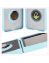 Hurtownia GSM - Bizon Case Hybrid Ring Samsung Galaxy Z Flip6 rauchig mit einem hellblauen Rahmen - BIZ5883 - {ean13} - Hurt