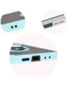 Hurtownia GSM - Bizon Case Hybrid Ring Samsung Galaxy Z Flip6 rauchig mit einem hellblauen Rahmen - BIZ5883 - {ean13} - Hurt