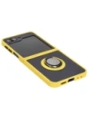 Hurtownia GSM - Bizon Case Hybrid Ring Samsung Galaxy Z Flip6 rauchig mit einem gelben Rahmen - BIZ5884 - {ean13} - Hurt