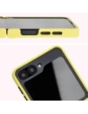 Hurtownia GSM - Bizon Case Hybrid Ring Samsung Galaxy Z Flip6 rauchig mit einem gelben Rahmen - BIZ5884 - {ean13} - Hurt
