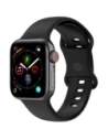 Bizon szíjas óra szilikon Apple óra 38/40/41/42 mm fekete