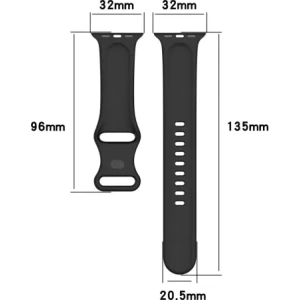 Hurtownia GSM - Pasek Bizon Strap Watch Silicone do Apple Watch 38/40/41/42 mm černý - BIZ5885 - {ean13} - Hurt