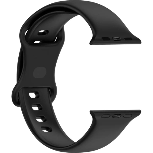 Pasek Bizon Strap Watch Silicone do Apple Watch 38/40/41/42 mm czarny