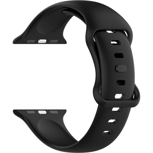 Pasek Bizon Strap Watch Silicone do Apple Watch 38/40/41/42 mm czarny