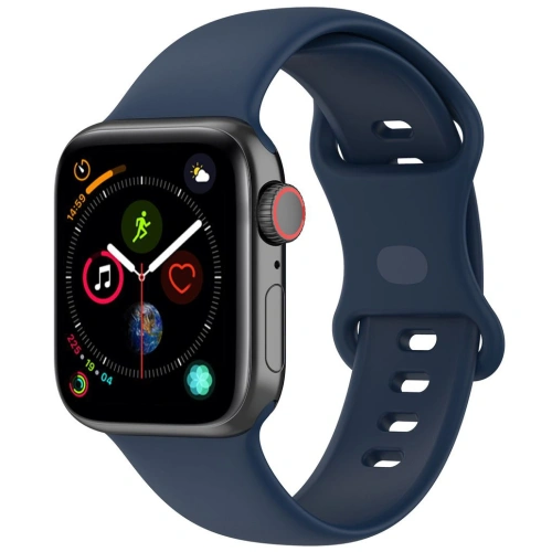 Pasek Bizon Strap Watch Silicone do Apple Watch 38/40/41/42 mm granatowy