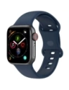 Pasek Bizon Strap Watch Silicone do Apple Watch 38/40/41/42 mm modrý