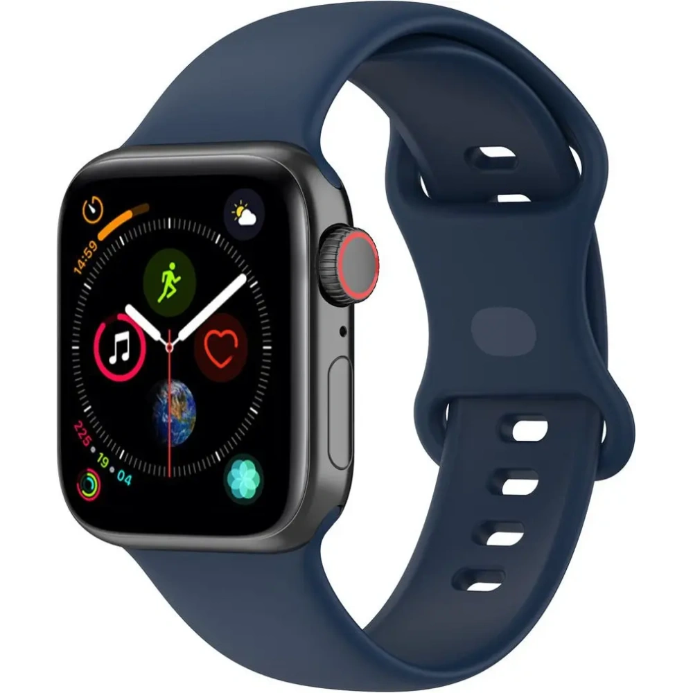 Hurtownia GSM - Bizon strapás óra szilikon Apple óra 38/40/41/42 mm tengerészkék - BIZ5886 - {ean13} - Hurt
