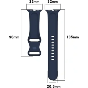 Hurtownia GSM - Pasek Bizon Strap Watch Silicone do Apple Watch 38/40/41/42 mm modrý - BIZ5886 - {ean13} - Hurt