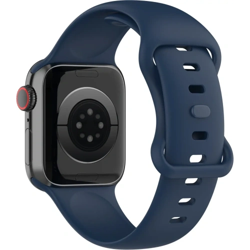 Pasek Bizon Strap Watch Silicone do Apple Watch 38/40/41/42 mm granatowy