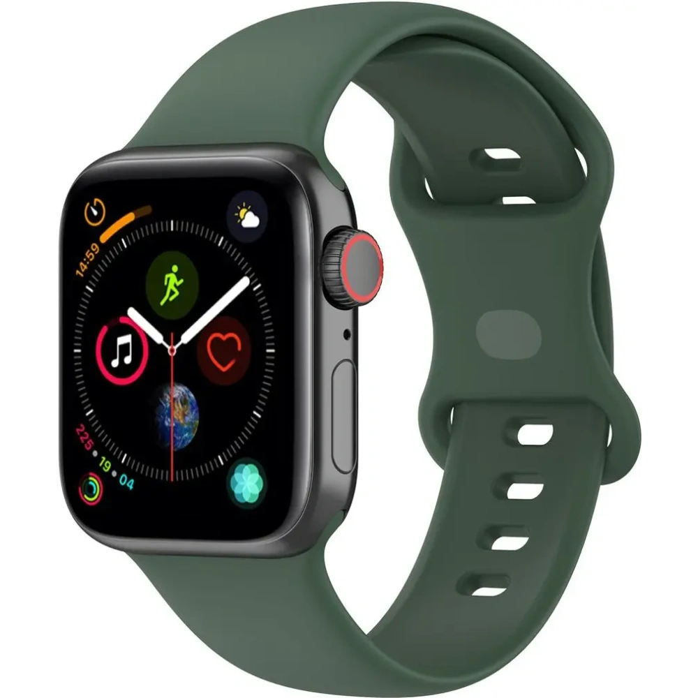 Hurtownia GSM - Pasek Bizon Strap Watch Silicone do Apple Watch 38/40/41/42 mm tmavě zelený - BIZ5887 - {ean13} - Hurt