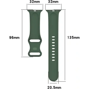 Hurtownia GSM - Pasek Bizon Strap Watch Silicone do Apple Watch 38/40/41/42 mm tmavě zelený - BIZ5887 - {ean13} - Hurt