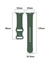 Hurtownia GSM - Bizon Strap Watch Silicone Apple Watch 38/40/41/42 mm sötétzöld - BIZ5887 - {ean13} - Hurt