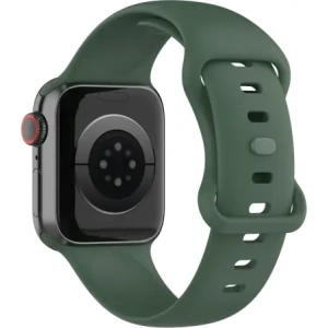 Hurtownia GSM - Ceas cu curea de silicon Bizon Apple Watch 38/40/41/42 mm verde închis - BIZ5887 - {ean13} - Hurt