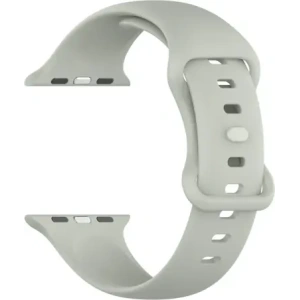 Hurtownia GSM - Ceas cu curea din silicon Bizon Apple Watch 38/40/41/42 mm gri deschis - BIZ5888 - {ean13} - Hurt
