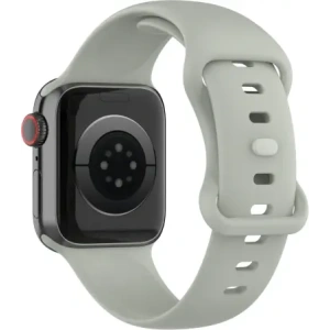 Hurtownia GSM - Ceas cu curea din silicon Bizon Apple Watch 38/40/41/42 mm gri deschis - BIZ5888 - {ean13} - Hurt