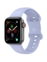 Pasek Bizon Strap Watch Silicone do Apple Watch 38/40/41/42 mm jasnofialový