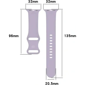 Hurtownia GSM - Bizon Strap Watch Silicone Apple Watch 38/40/41/42 mm violet deschis - BIZ5889 - {ean13} - Hurt