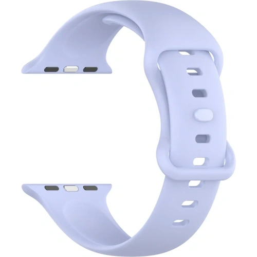 Pasek Bizon Strap Watch Silicone do Apple Watch 38/40/41/42 mm jasnofioletowy