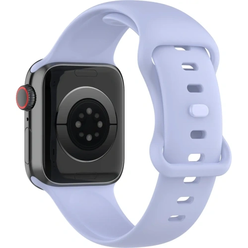 Pasek Bizon Strap Watch Silicone do Apple Watch 38/40/41/42 mm jasnofioletowy