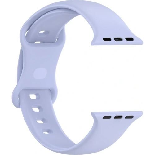 Pasek Bizon Strap Watch Silicone do Apple Watch 38/40/41/42 mm jasnofioletowy