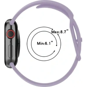 Wholesale Bizon Strap Watch Silicone Apple Watch 38/40/41/42 mm light purple - BIZ5889 - {ean13} - Hurt