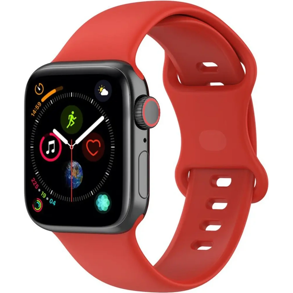 Hurtownia GSM - Bizon Strap Watch Silicone Apple Watch 38/40/41/42 mm piros - BIZ5891 - {ean13} - Hurt