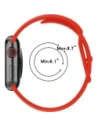 Hurtownia GSM - Bizon Strap Watch Silicone Apple Watch 38/40/41/42 mm piros - BIZ5891 - {ean13} - Hurt