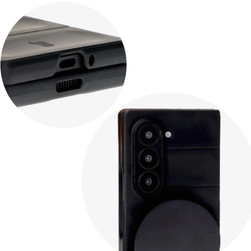 Pancerne etui Bizon Case Tur do Samsung Galaxy Z Fold6 czarne