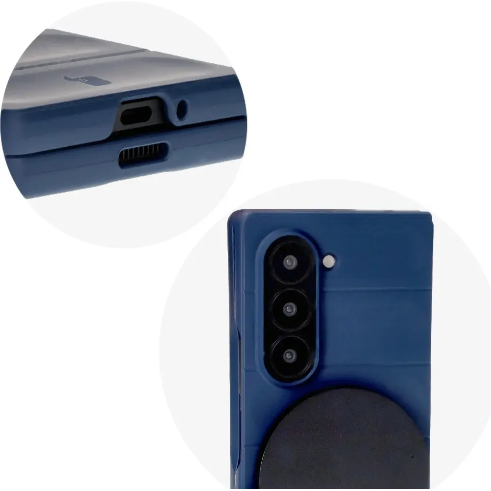 Hurtownia GSM - Pancerne etui Bizon Case Tur do Samsung Galaxy Z Fold6 granatowe - BIZ5579 - {ean13} - Hurt