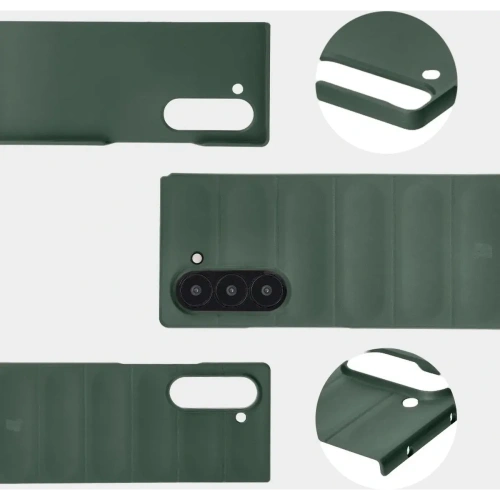 Pancerne etui Bizon Case Tur do Samsung Galaxy Z Fold6 ciemnozielone