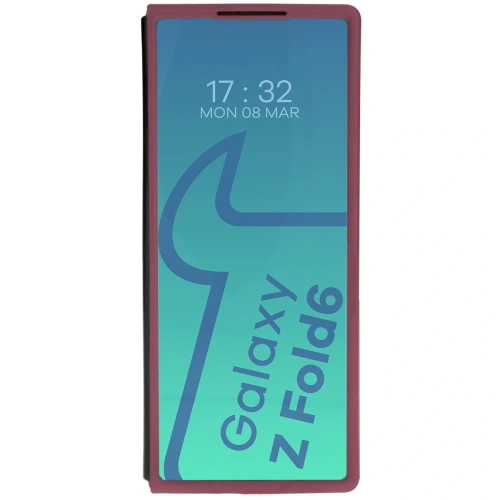 Pancerne etui Bizon Case Tur do Samsung Galaxy Z Fold6 ciemnofioletowe
