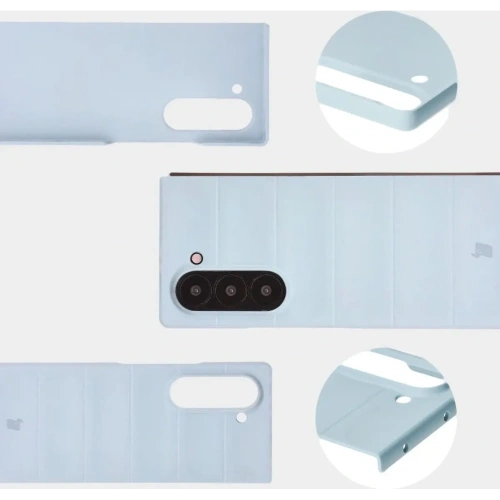 Pancerne etui Bizon Case Tur do Samsung Galaxy Z Fold6 jasnoniebieskie