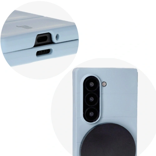 Pancerne etui Bizon Case Tur do Samsung Galaxy Z Fold6 jasnoniebieskie