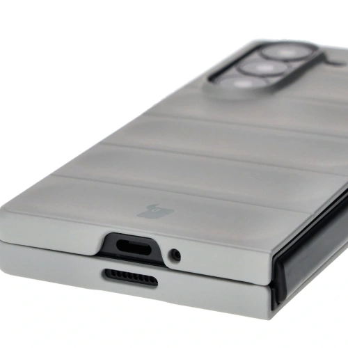 Pancerne etui Bizon Case Tur do Samsung Galaxy Z Fold6 jasnoszare