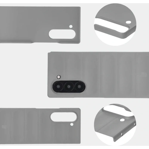 Pancerne etui Bizon Case Tur do Samsung Galaxy Z Fold6 jasnoszare