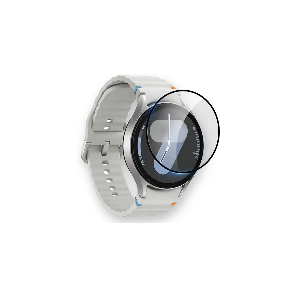 Hurtownia GSM - Szkło hybrydowe Bizon Glass Watch Edge Hybrid do Samsung Galaxy Watch 7 40 mm czarne - BIZ5589 - {ean13} - Hurt