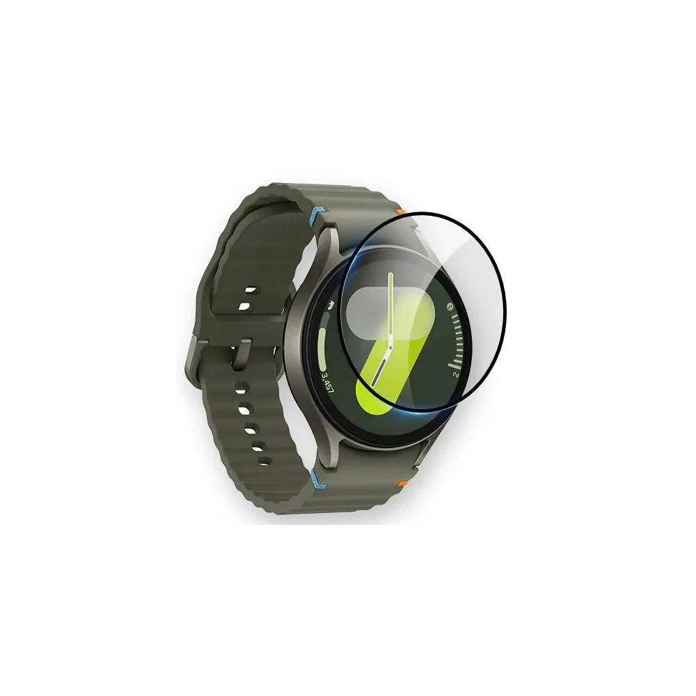 Hurtownia GSM - Szkło hybrydowe Bizon Glass Watch Edge Hybrid do Samsung Galaxy Watch 7 44 mm czarne - BIZ5595 - {ean13} - Hurt