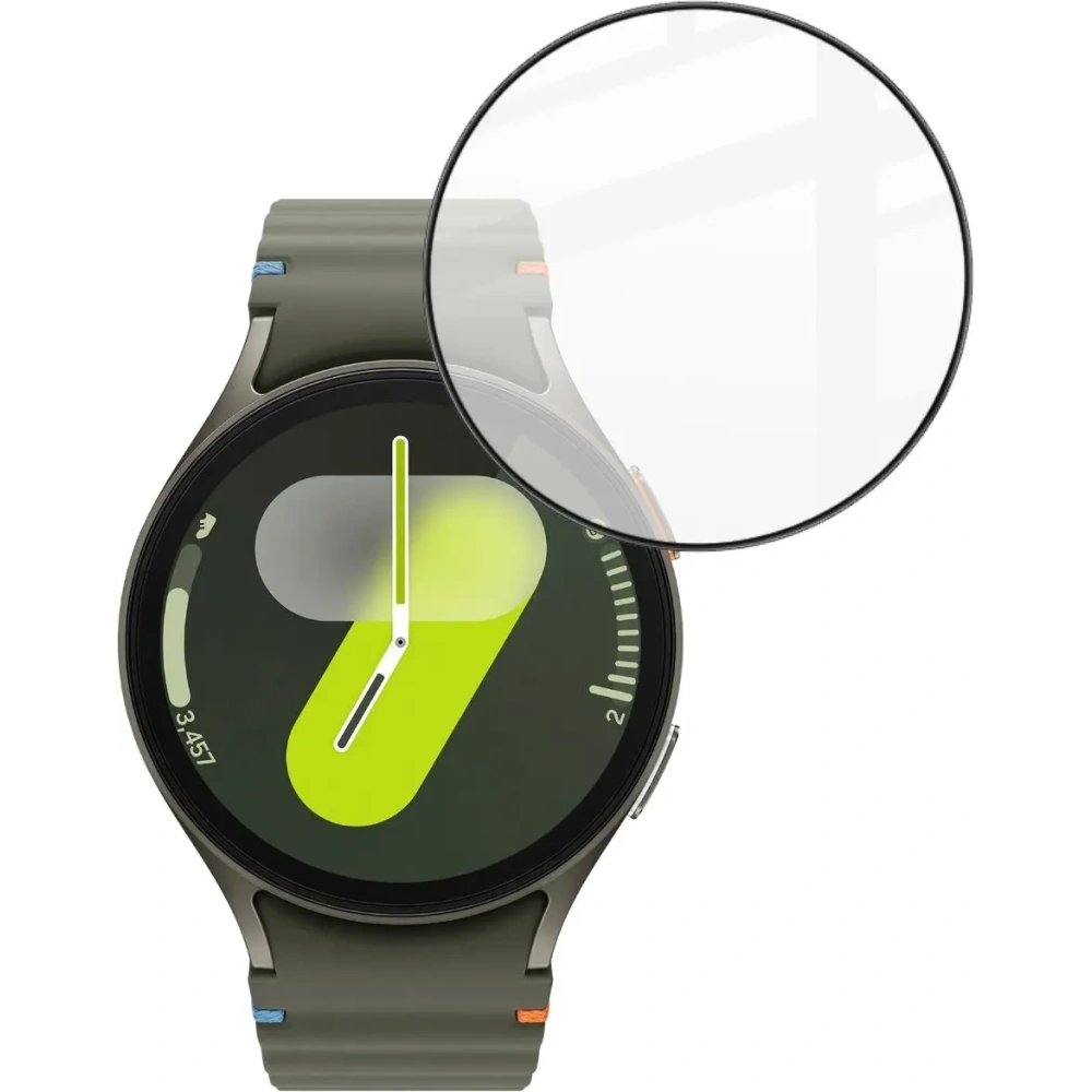 Hurtownia GSM - Szkło hybrydowe Bizon Glass Watch Edge Hybrid do Samsung Galaxy Watch 7 44 mm czarne - BIZ5595 - {ean13} - Hurt