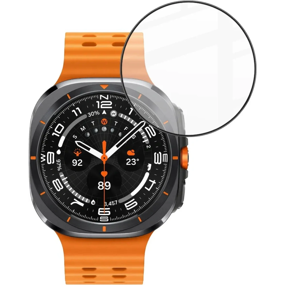 Hurtownia GSM - Bizon Glass Watch Edge Hybrid Samsung Galaxy Watch Ultra 47 mm fekete - BIZ5596 - {ean13} - Hurt