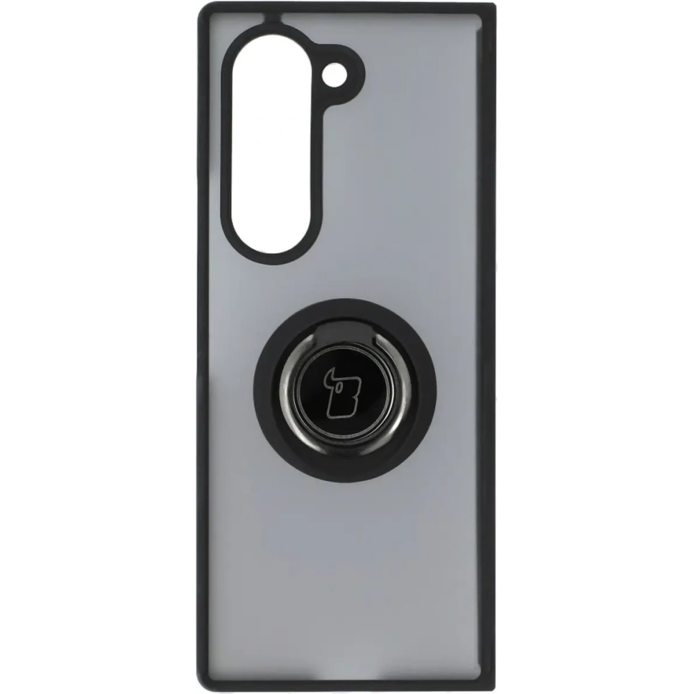 Hurtownia GSM - Etui s úchopem na prst Bizon Case Hybrid Ring pro Samsung Galaxy Z Fold6 kouřové s černým rámem - BIZ5905 - {ean13} - Hurt