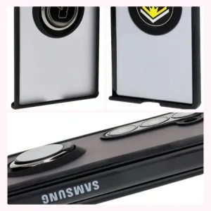 Hurtownia GSM - Etui s úchopem na prst Bizon Case Hybrid Ring pro Samsung Galaxy Z Fold6 kouřové s černým rámem - BIZ5905 - {ean13} - Hurt