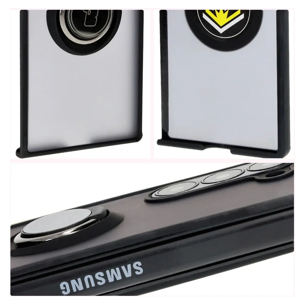 Hurtownia GSM - Etui s úchopem na prst Bizon Case Hybrid Ring pro Samsung Galaxy Z Fold6 kouřové s černým rámem - BIZ5905 - {ean13} - Hurt
