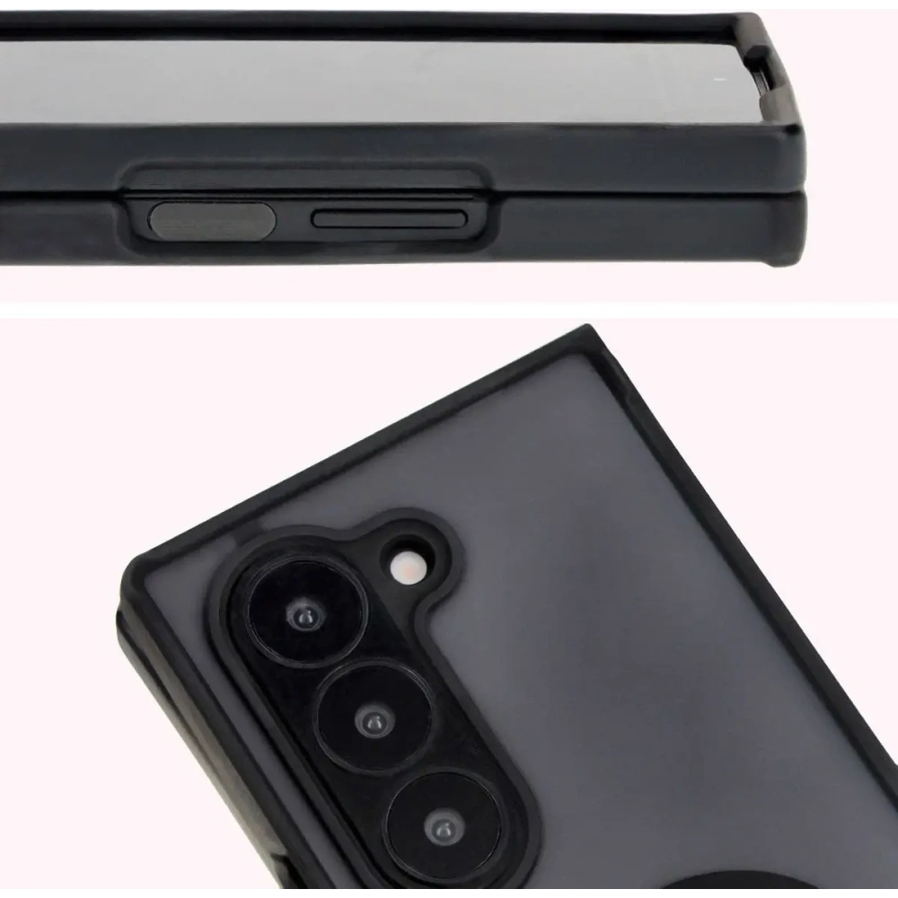 Hurtownia GSM - Bizon Case Hybrid Ring Samsung Galaxy Z Fold6 fumurie cu un cadru negru - BIZ5905 - {ean13} - Hurt