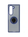 Wholesale Bizon Case Hybrid Ring Samsung Galaxy Z Fold6 smoky with a navy blue frame - BIZ5906 - {ean13} - Hurt