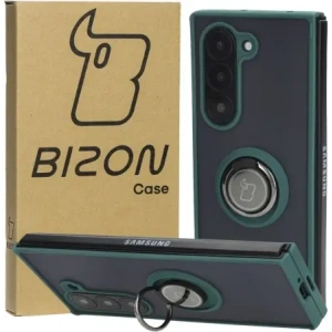 Hurtownia GSM - Bizon Case Hybrid Ring Samsung Galaxy Z Fold6 rauchig mit einem dunkelgrünen Rahmen - BIZ5907 - {ean13} - Hurt