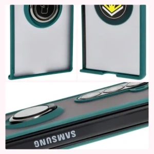 Hurtownia GSM - Bizon Case Hybrid Ring Samsung Galaxy Z Fold6 rauchig mit einem dunkelgrünen Rahmen - BIZ5907 - {ean13} - Hurt