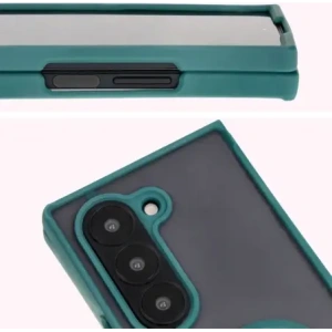 Hurtownia GSM - Bizon Case Hybrid Ring Samsung Galaxy Z Fold6 rauchig mit einem dunkelgrünen Rahmen - BIZ5907 - {ean13} - Hurt